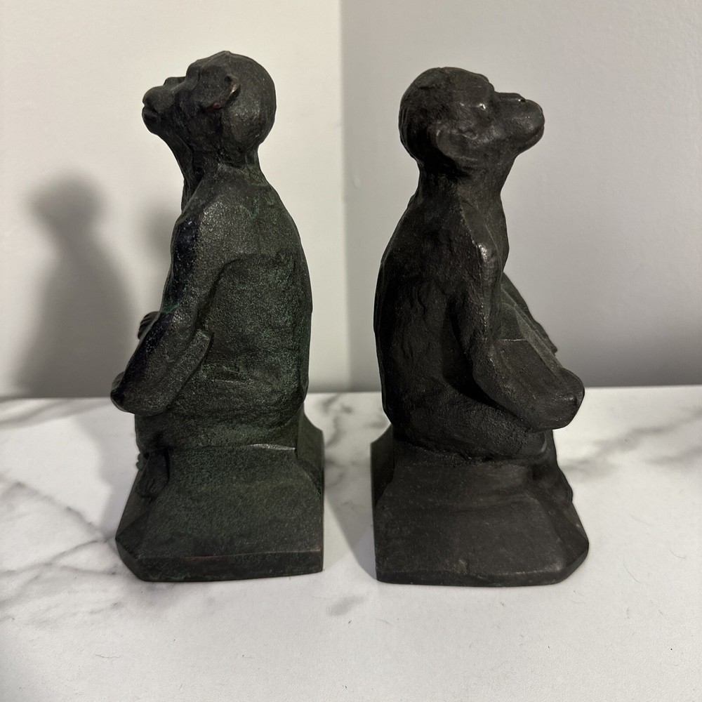 Chicago Foundry Scopes Monkey Trial Bookends Darwin Essays On Evolution