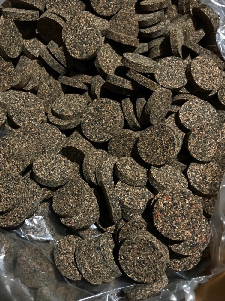 Cork Rings, 12 Mixed Grain Rubberized, Solid, Great Quality!