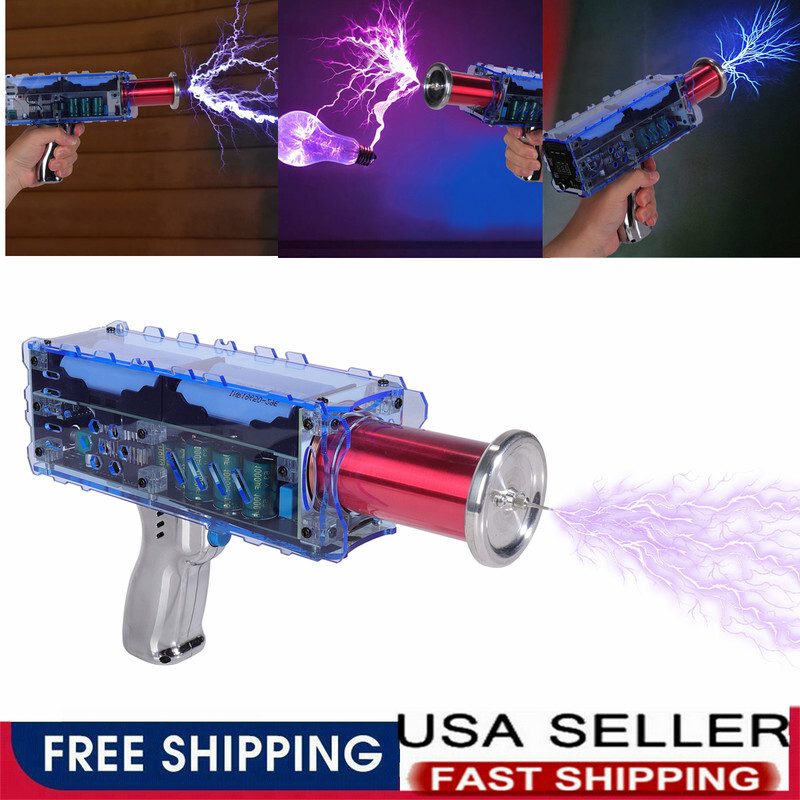 Portable Trigger Mode Tesla Coil Handheld Tesla Coil Artificial Lightning DIY US