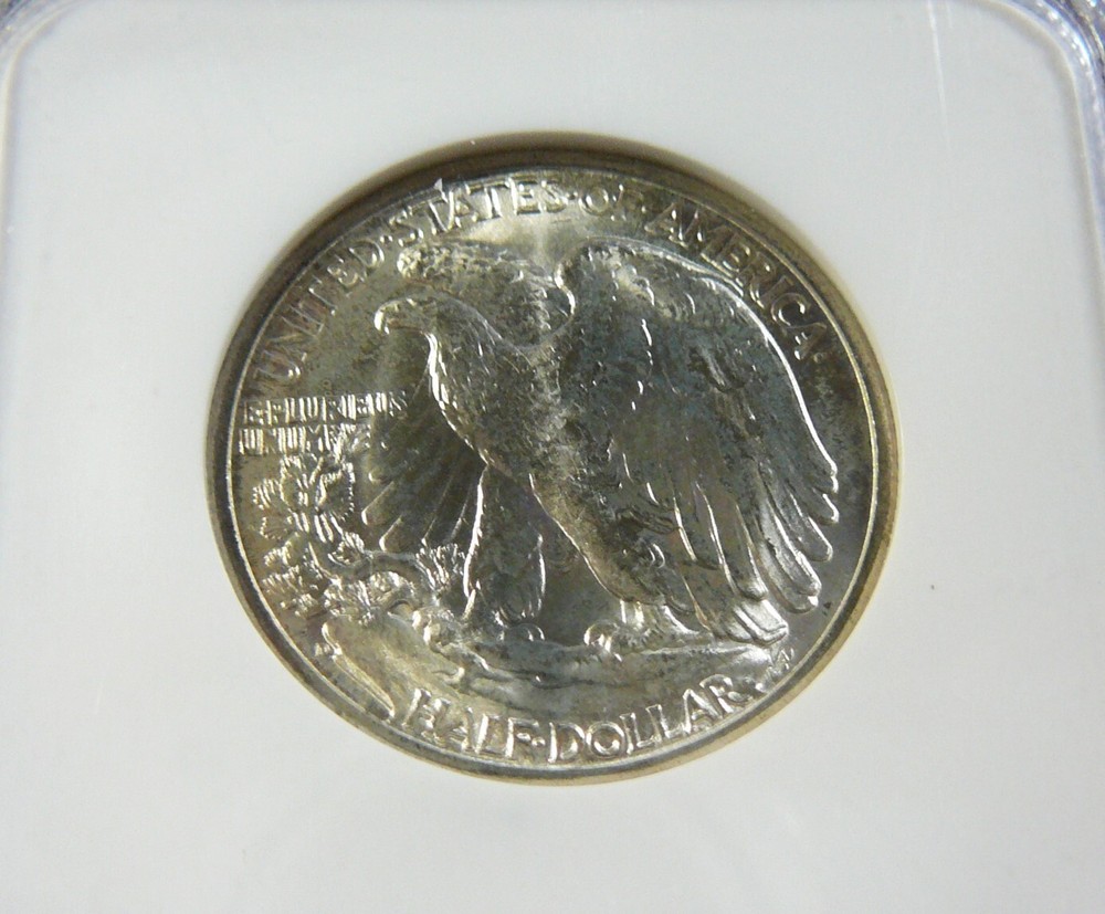 1945 D Walking Liberty Half NGC MS 65