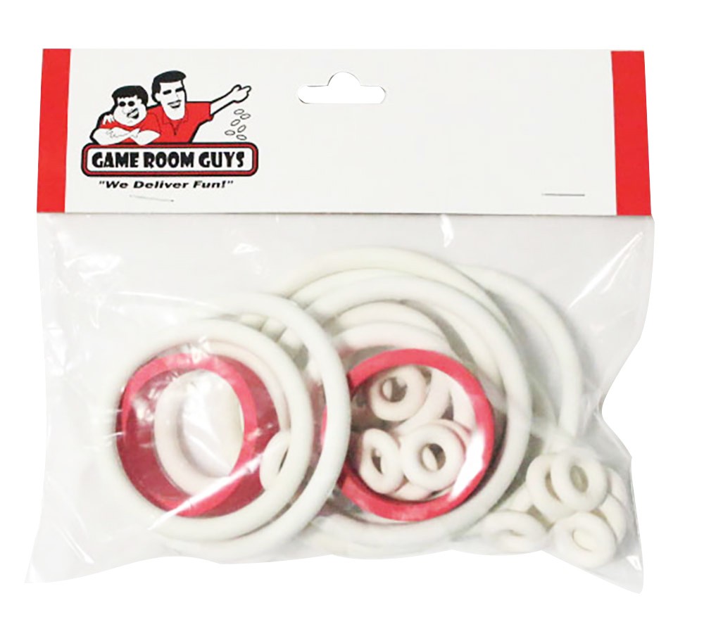 Stern Flight 2000 Pinball Machine Replacement Repair Rubber Ring Kit White