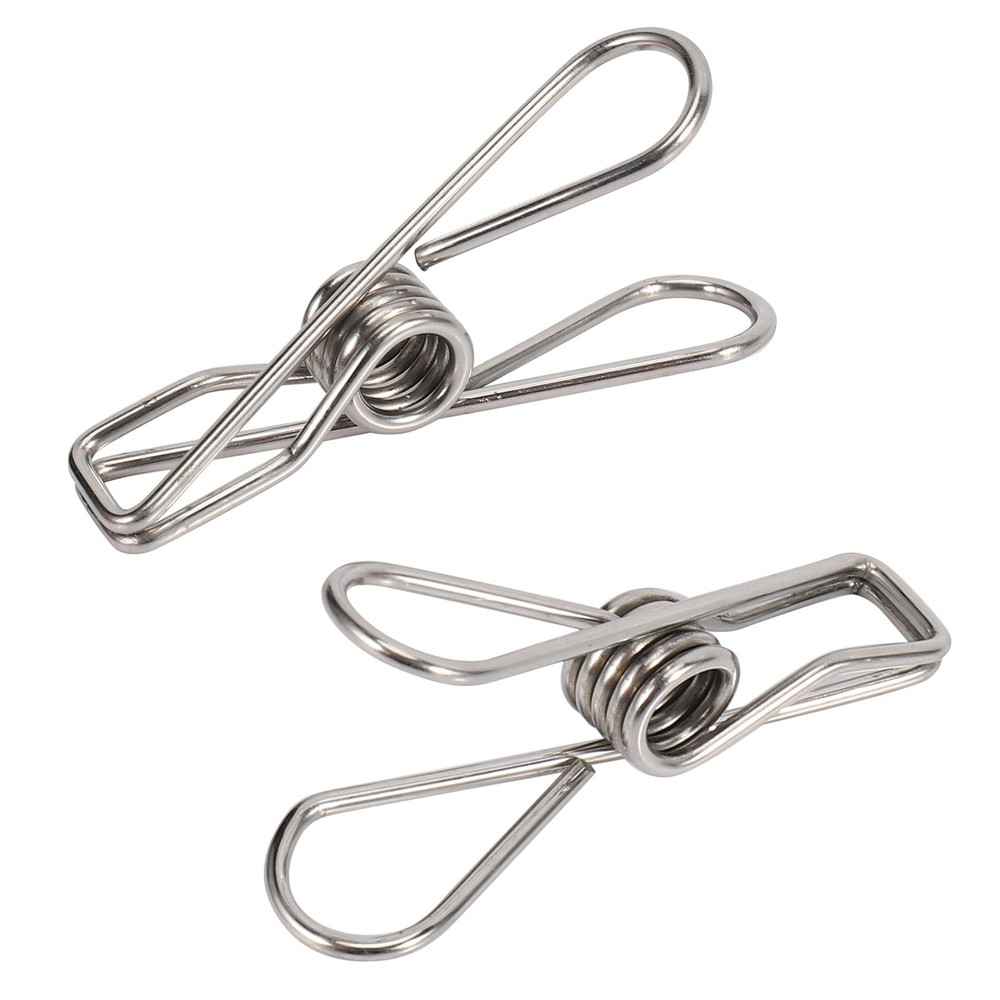 24 Pcs Stainless Steel Wire Clip, Multi-Function Clip, Utility Clip Pins4536