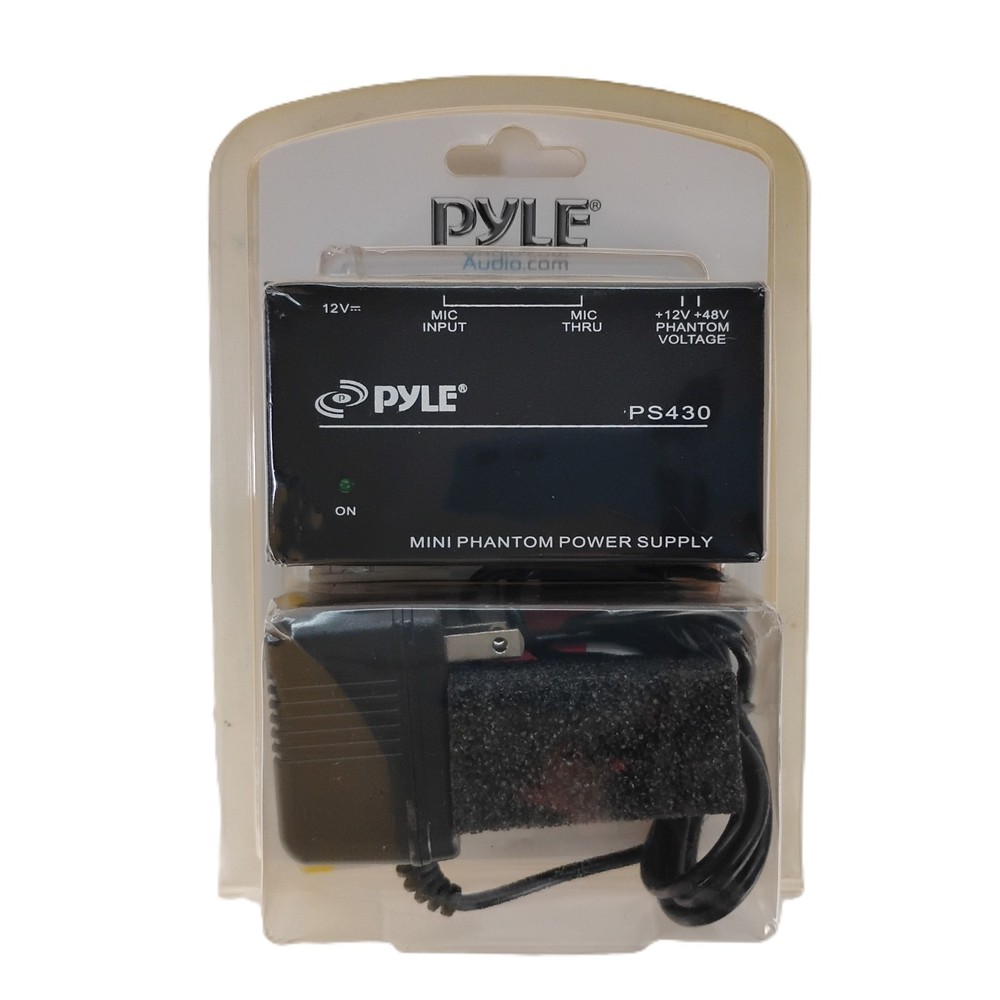 PS430 Compact Universal Phantom Power Supply for Condenser Microphones