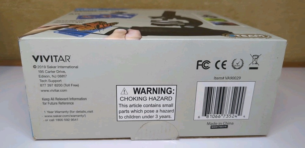 Vivitar Kids Tech Diecast Microscope Kit Augmented Reality