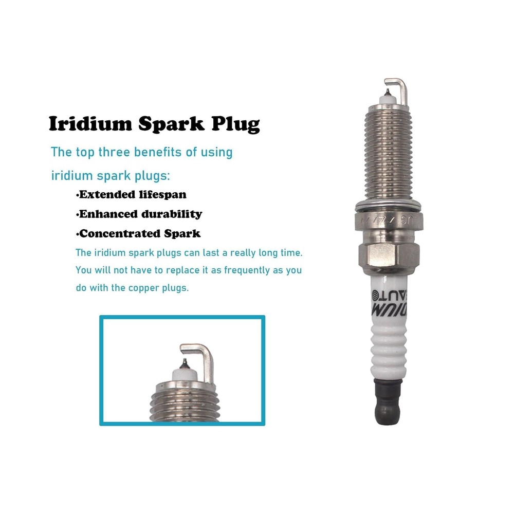 OYEAUTO UF648 Ignition Coil Pack Set Iridium Spark Plugs 6PC