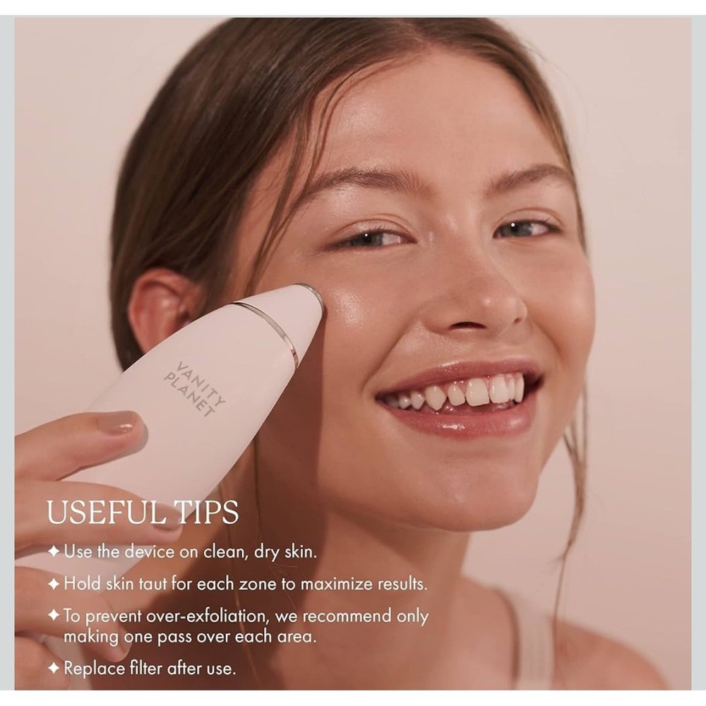 Vanity Planet Exlora Personal Microdermabrasion Wand Kit with Charging Base