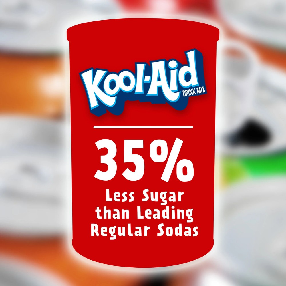 63 oz Cherry Kool Aid Powder Drink Mix Can