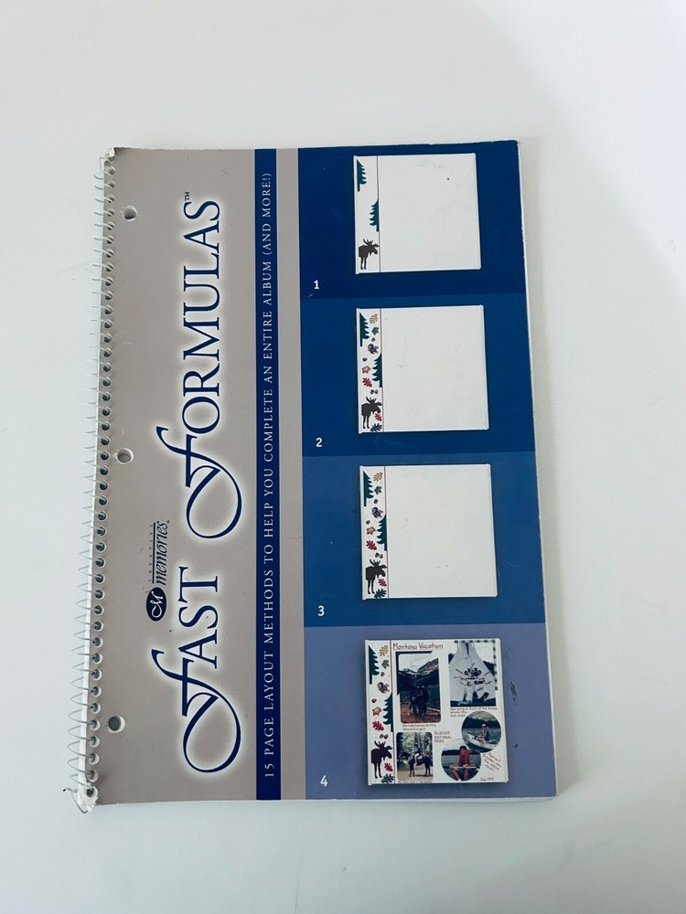Creative Memories Design and Layout Fast Formulas Book and Additional Pages