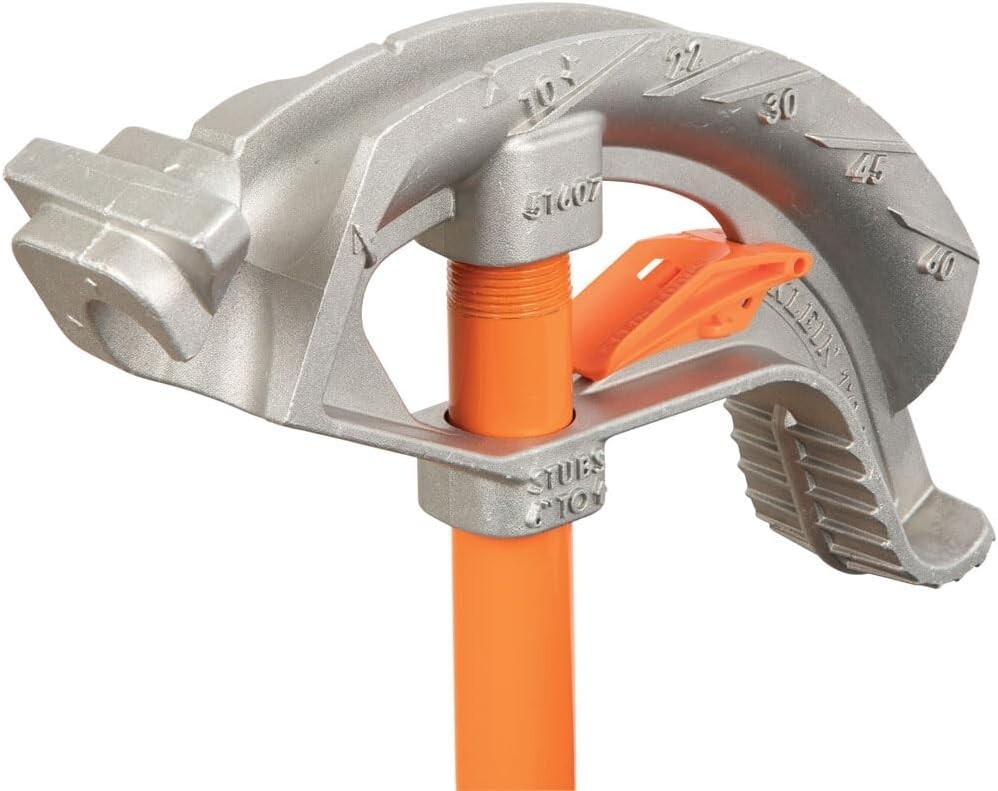 Precision Aluminum Conduit Bender with Interior Hook Surface for Stability