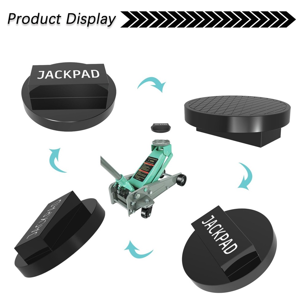 Jack Pad Adapter Aluminium Replacement For BMW 135 335 E82 E46 E90 2 Pack