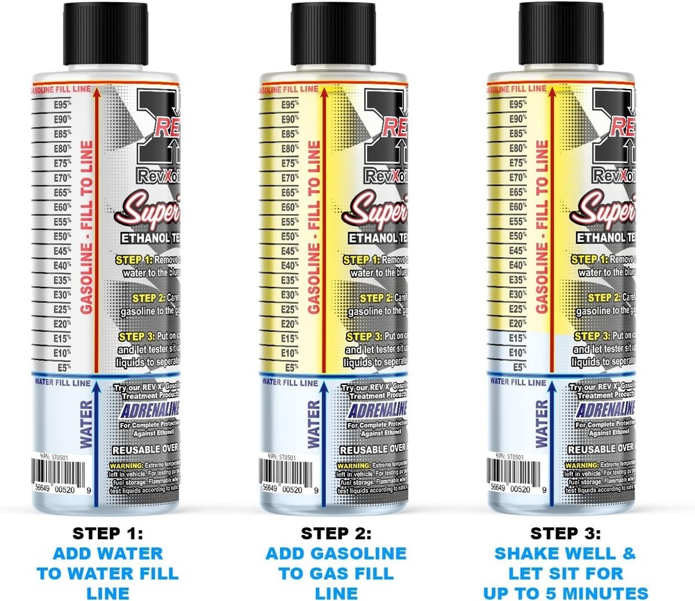 Compact Reusable Ethanol Fuel Tester - Protect Your Engine with E85 Super Tester