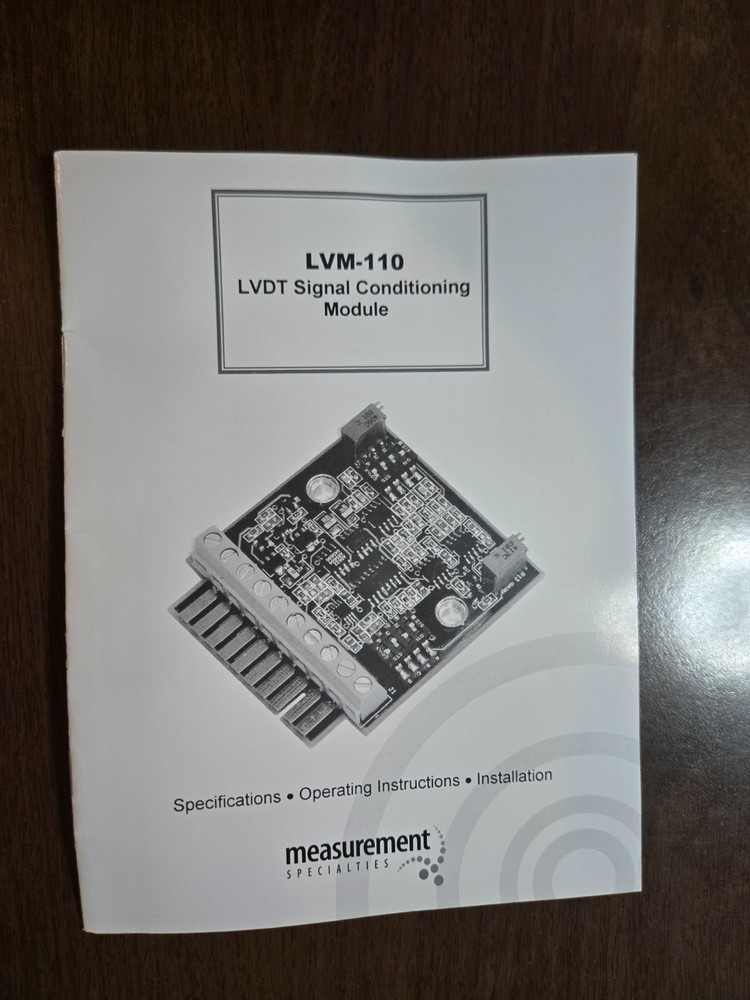LVDT Signal Conditioning Module