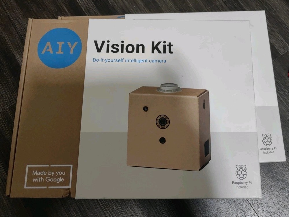 AIY Vision Kit w/ raspberry pi included. tensorflow camera kit