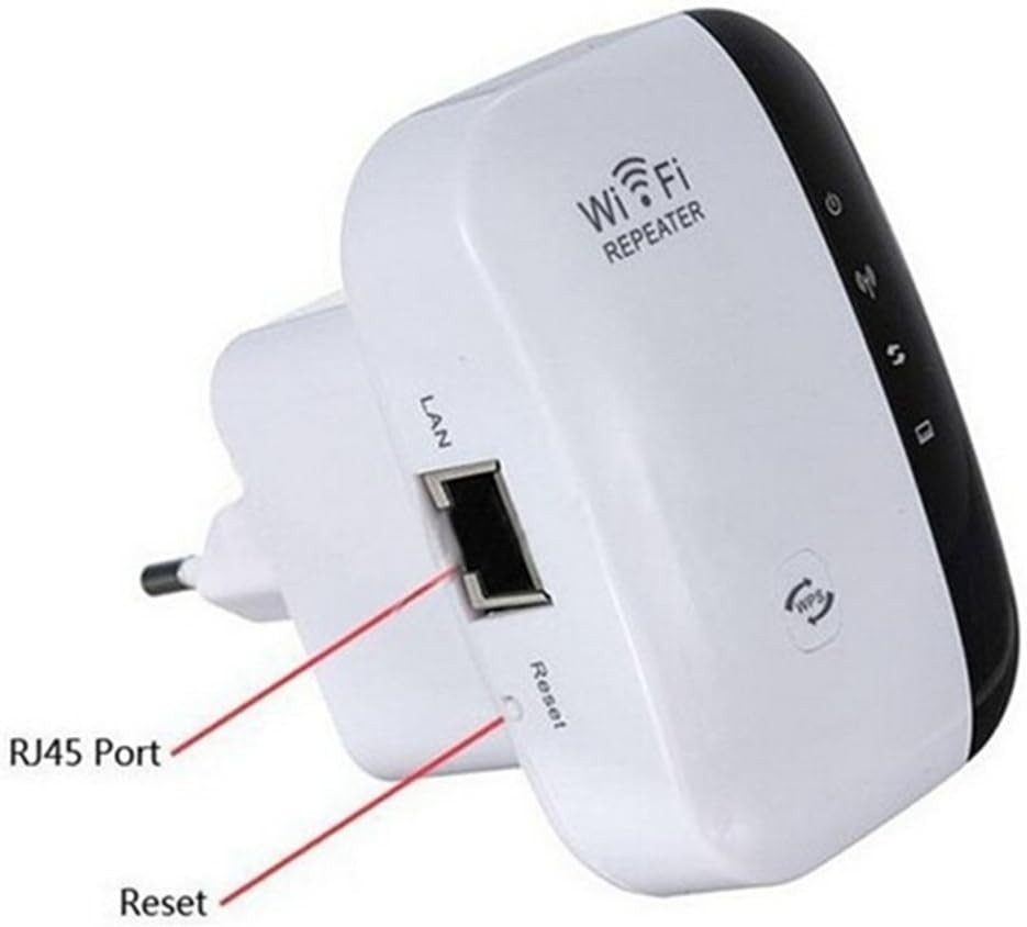 WiFi Repeater, Wireless Range Extender, Mini Portable, 360 Degree WiFi Coverage