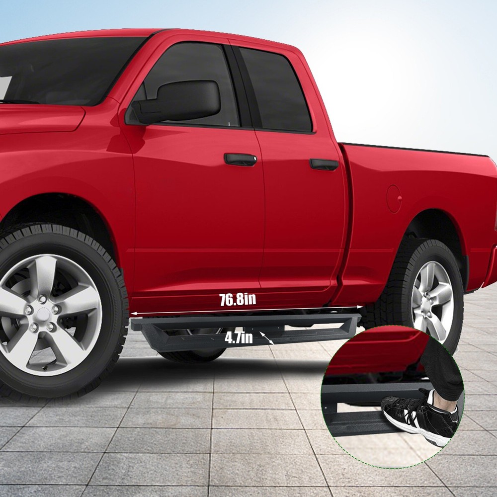 Drop Side Step for 07-18 Chevy Silverado 1500 Extended/Double Cab Running Boards