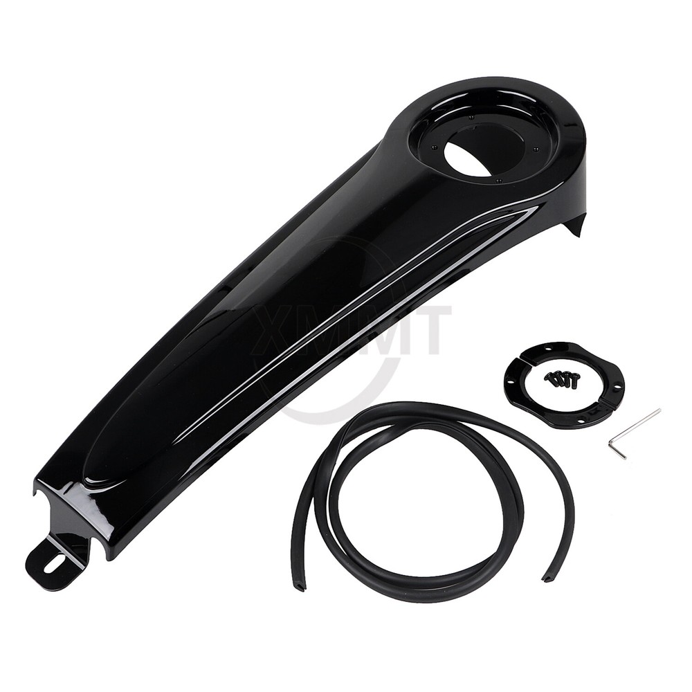 Gloss Black ABS Stretched Dash Panel For Harley Electra Ultra Street Road Glide