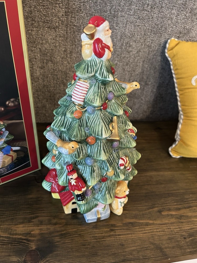 Spode Christmas Tree Collection - Spode Anniversary Figural LED Tree 12” READ