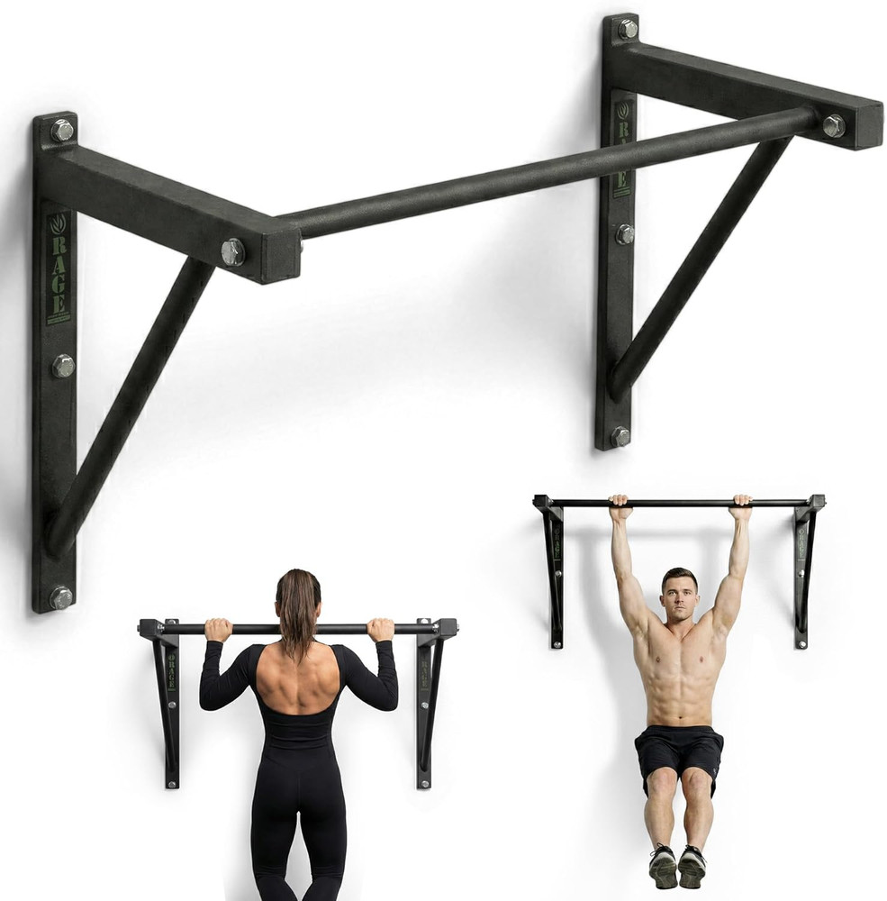 Heavy-Duty Wall Mounted Pull up Bar - 500 Lbs Weight Capacity | Maintain Upper B