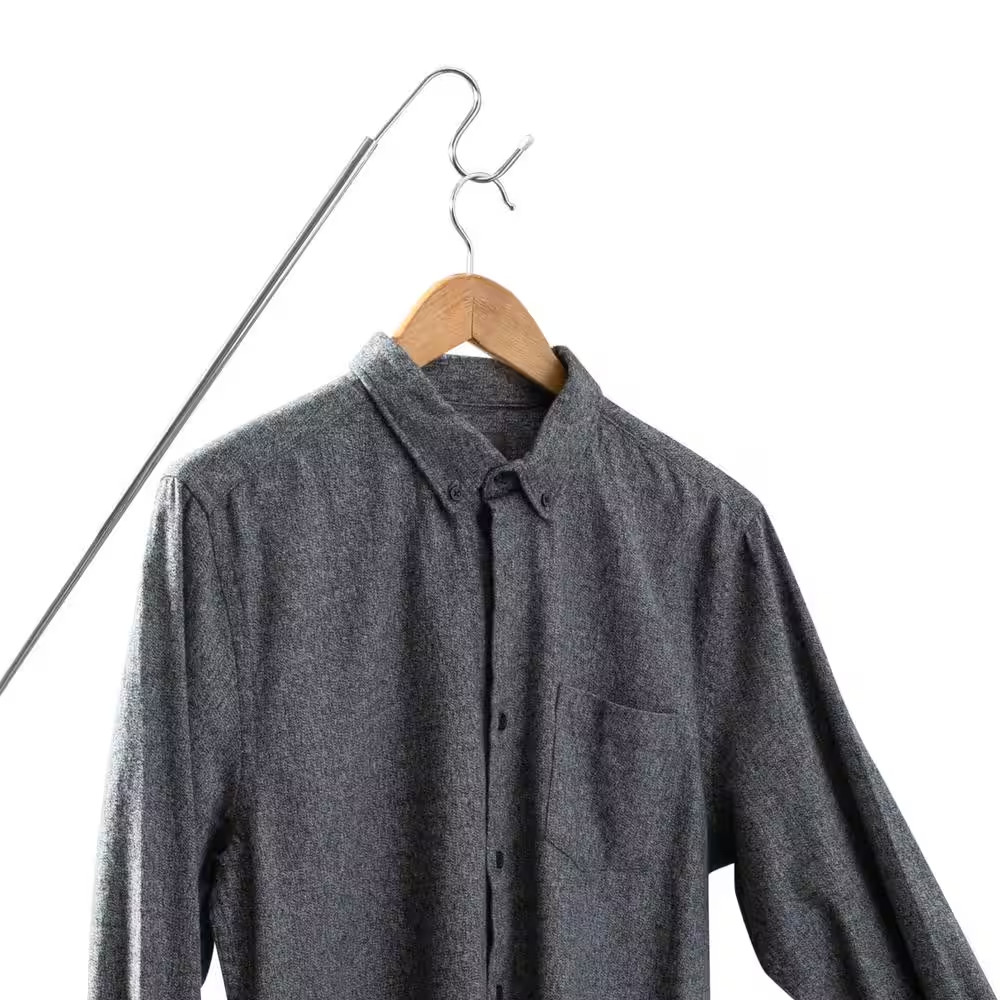 Silver Metal Shirt Hangers