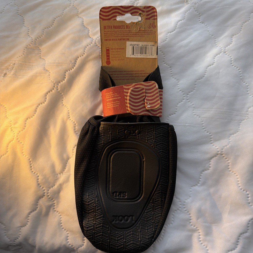 Planet bike Dasher Windproof Toe Covers XL Black BNWT