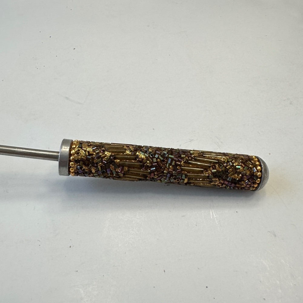 Beaded Candle Snuffer Long Handle Decorative Home Decor Accent