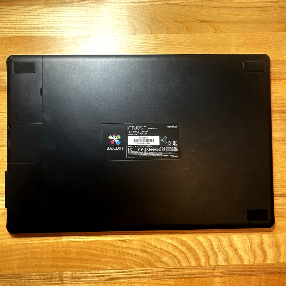 Wacom Intuos Pro Medium PTH-651 Pen Tablet – Wired Cable - NO STYLUS