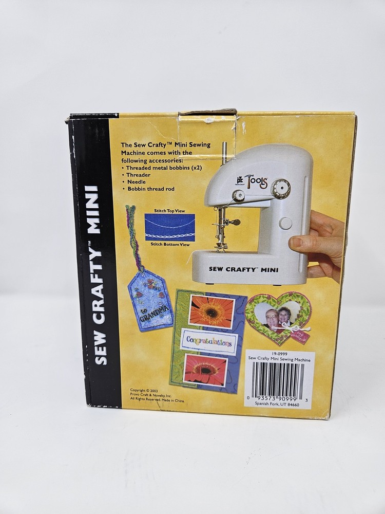 PC TOOLS, SEW CRAFTY MINI SEWING MACHINE