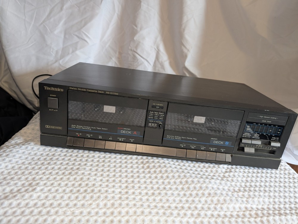 Stereo Double Cassette Deck Technics Rs-D170W
