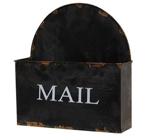 Rustic Metal Mail Holder