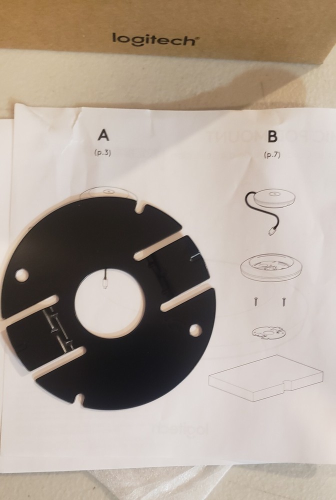 Logitech Rally Mic Pod Mount Bracket
