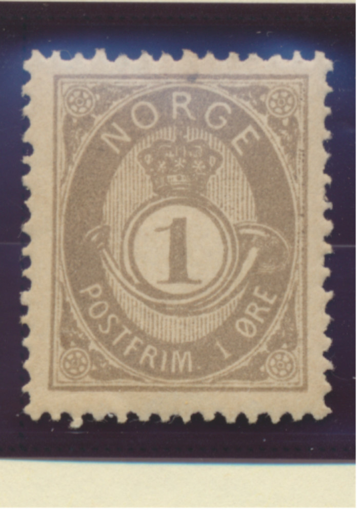 Norway Stamp Scott #36, Mint Hinged