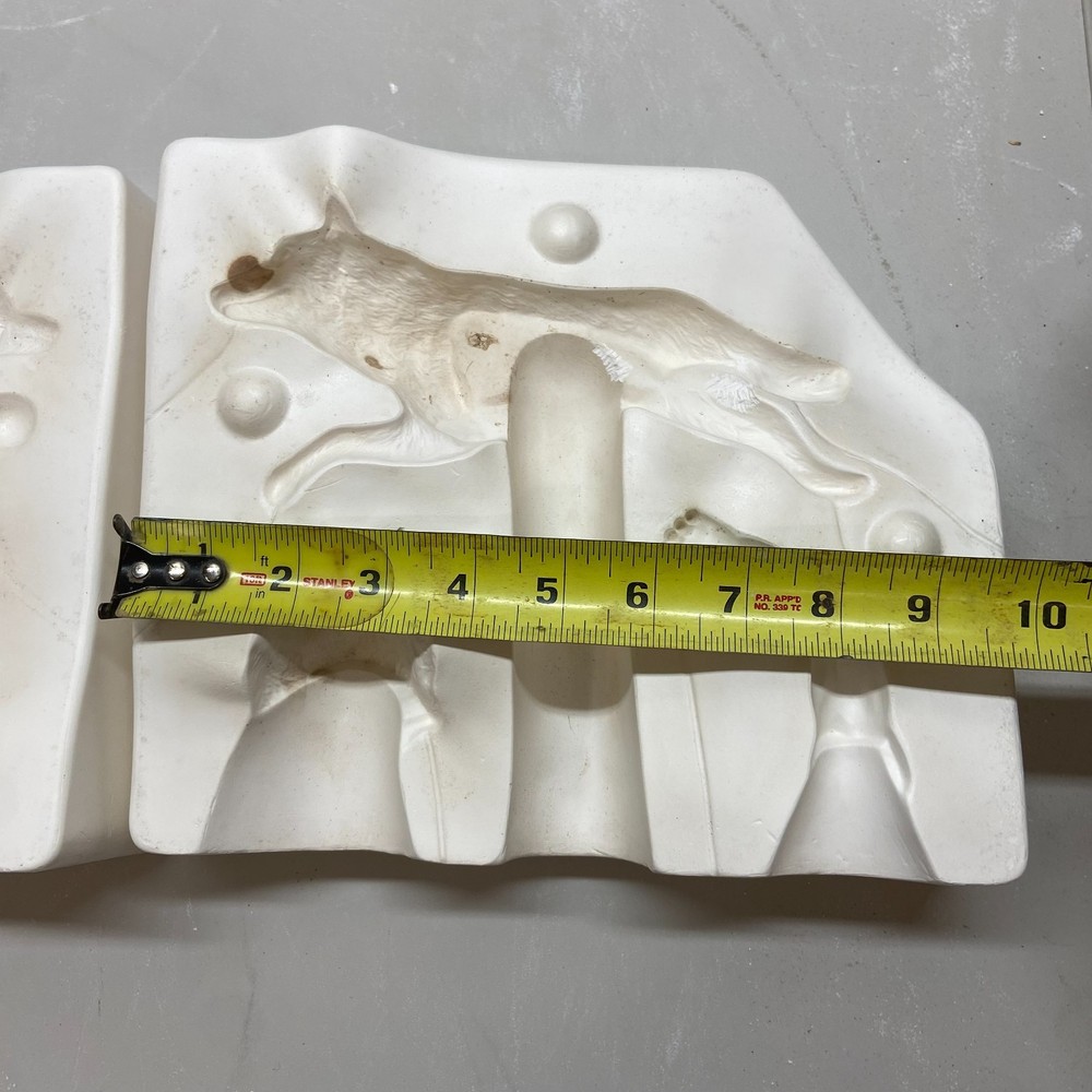Ceramic Slip Casting Mold Wolf Pack II Provincial #P-74OB