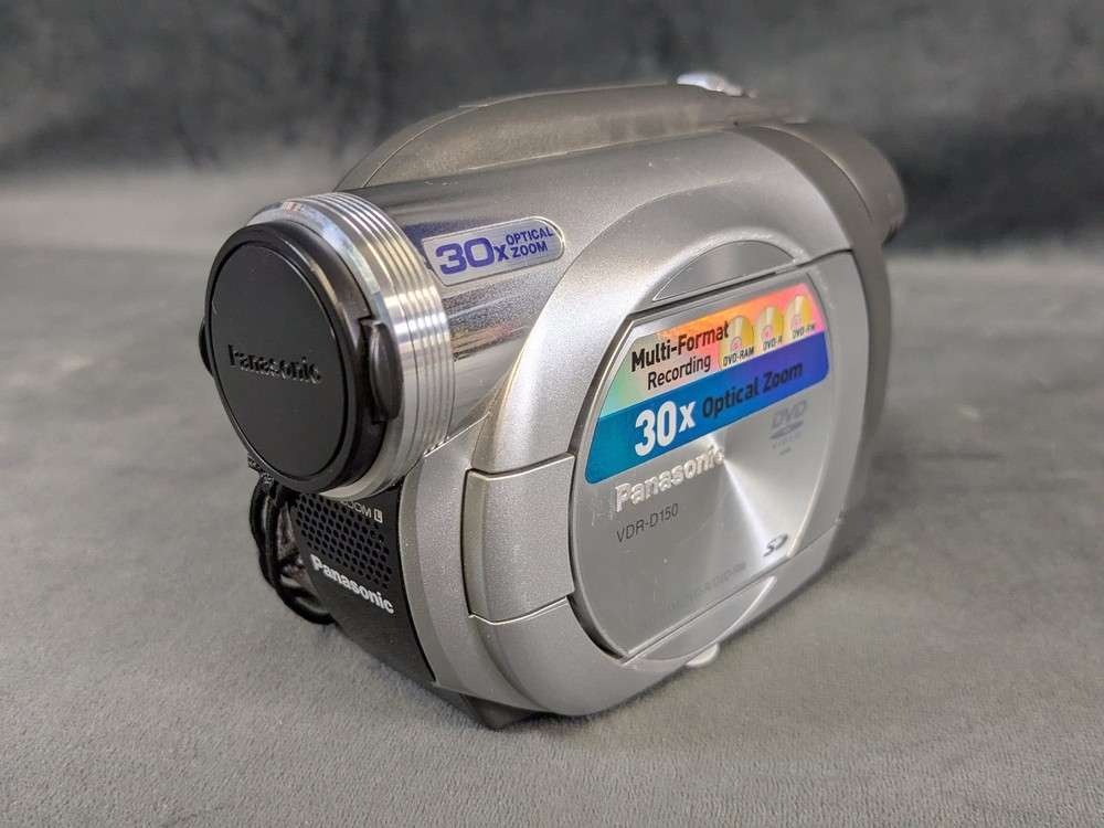 Untested Panasonic VDR-D150 DVD Camcorder Multi-Format 30x Optical Zoom