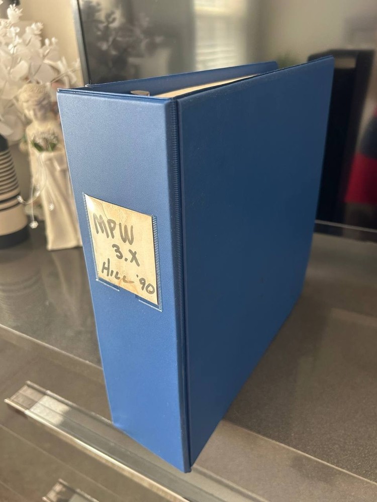 Vintage Apple MPW 3.0 Programmer’s Workshop Reference Binder 1990