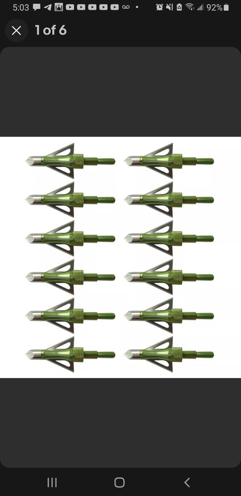 12-100grain Broadheads
