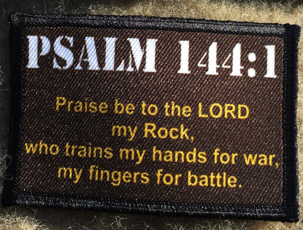 Here I Am Send Me Morale Patch | Isaiah 6:8 Bible verse patch | Hook and Loop
