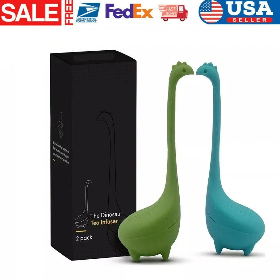 2 Pack Cute Tea Infuser Turquoise Loose Leaf Steeper Diffuser Silicone US STOCK