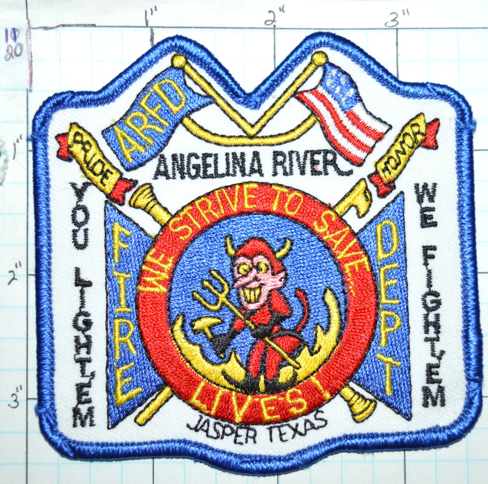 TEXAS, ANGELINA RIVER FIRE DEPT JASPER PATCH