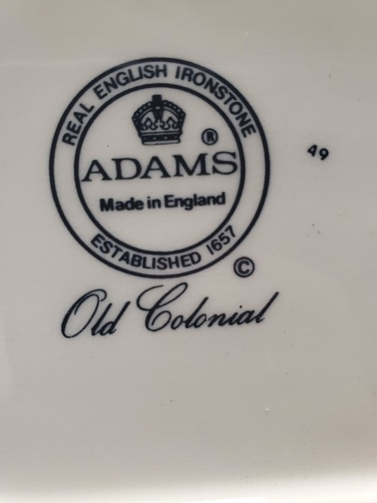 Adams Old Colonial Rectangle Serving Bowl LK