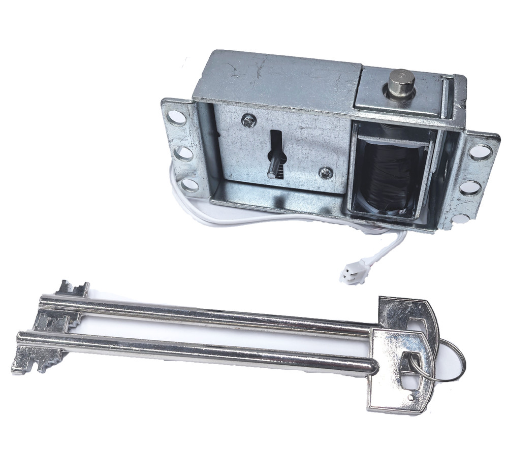 Electromagnetic Solenoid Safe Lock Replacement 2 Override Keys