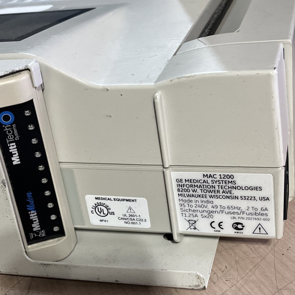 GE MAC1200 PORTABLE ECG UNIT