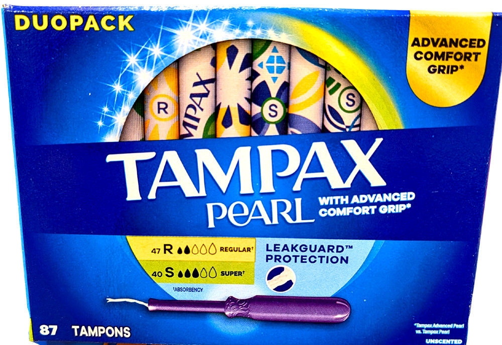 Tampax Pearl Advanced Duopack 87 Count
