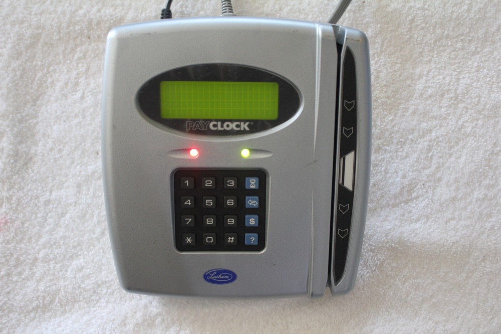 Lathem PC400 PayClock Time Clock 22sep #C