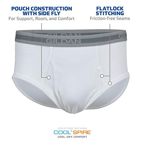 Men's Brief Underwear Multipack Large 6 White (6 Pack)
