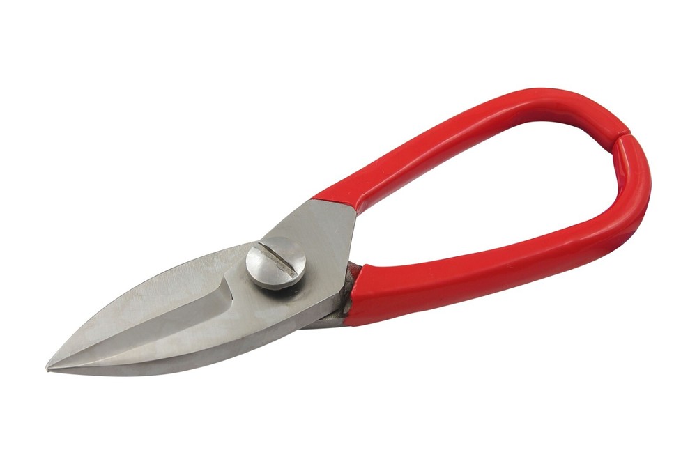 Heavy Duty Wide Blade Pattern Shear Red Handles