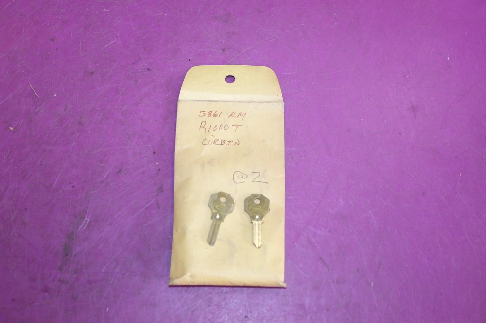 Two (2) Corbin R1000T Key Blanks. See pic.