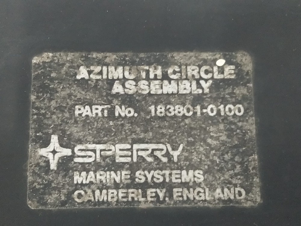 Sperry Marine Azimuth Circle Assy 183801-0100