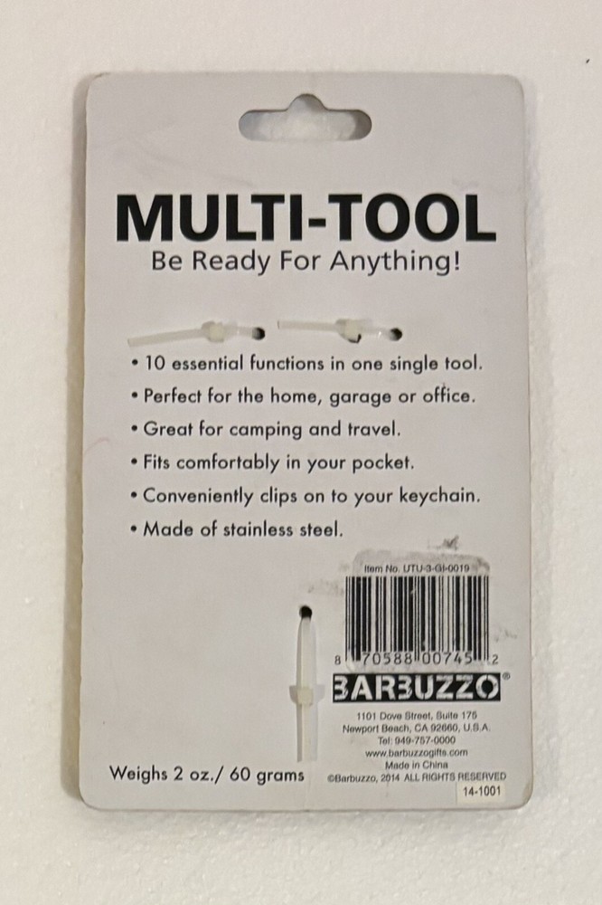 Barbuzzo 10-in-1 Multi Tool