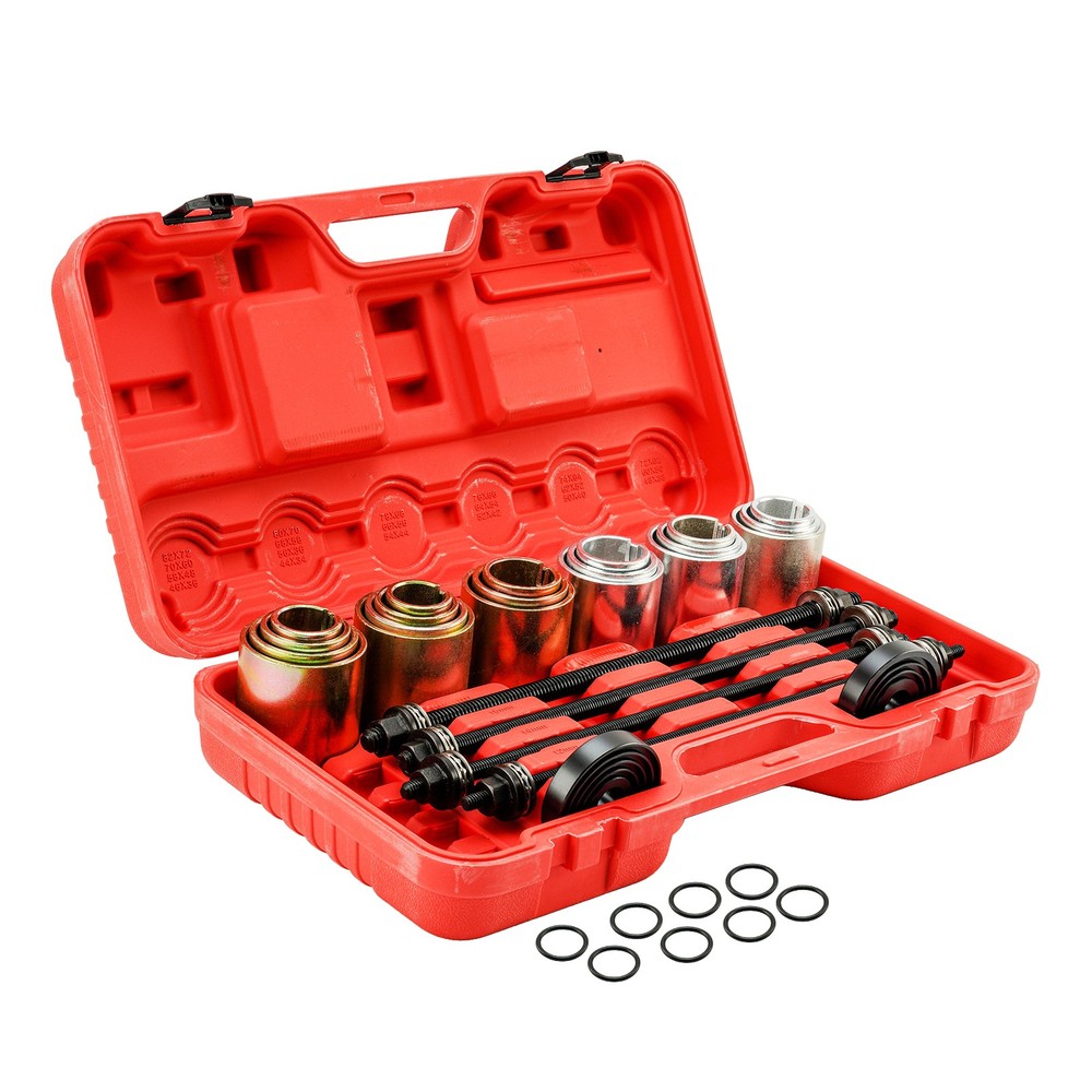 26pcs Universal Press & Pull Sleeve Kit Bush Bearing Removal Insertion Tool