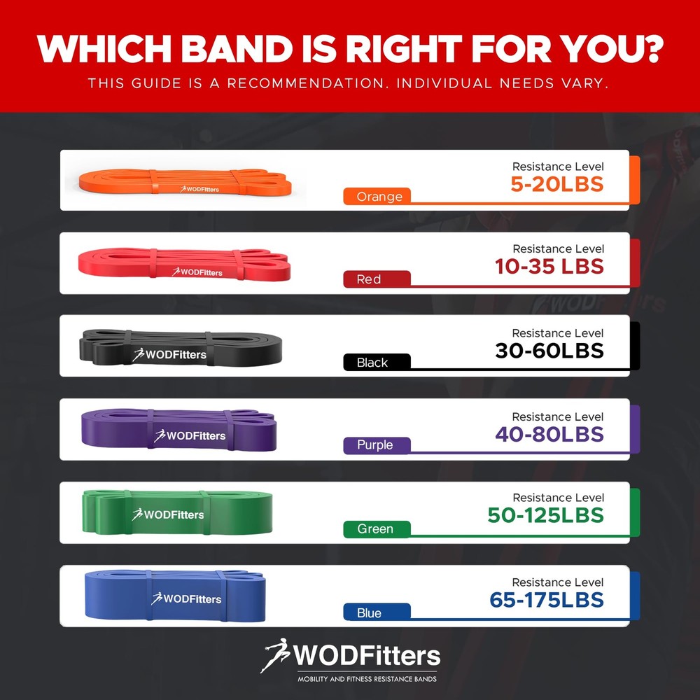 Series Pull-Up Assistance Bands – Premium Resistance Loop Bands for Assisted ...